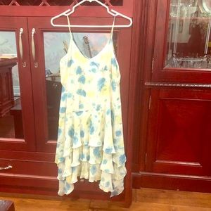 Silk spaghetti strap summer dress